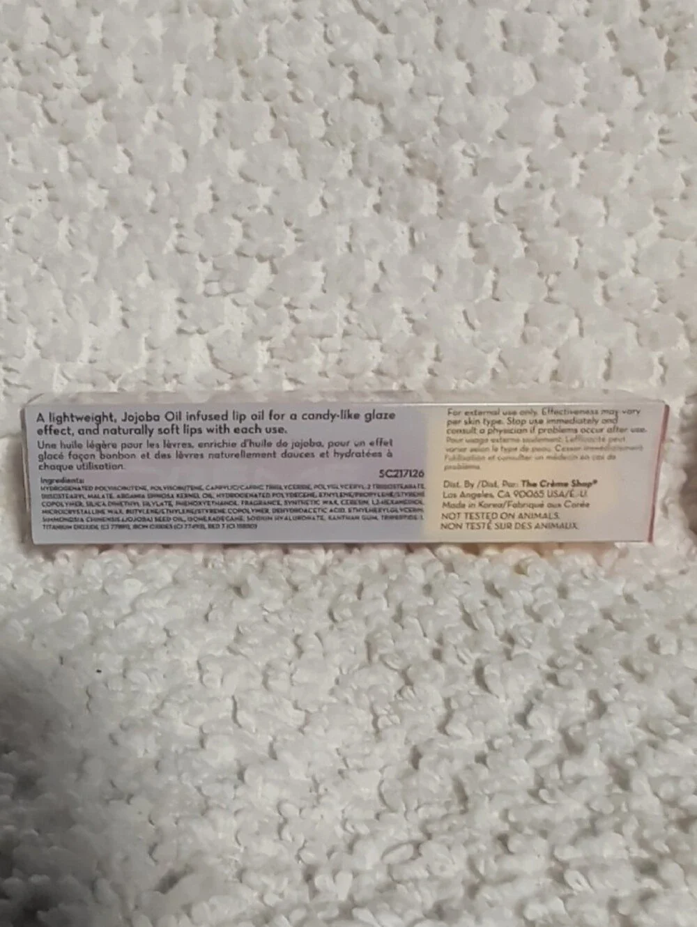 Creme Shop Lip Oil Elixir Tinted Jelly
